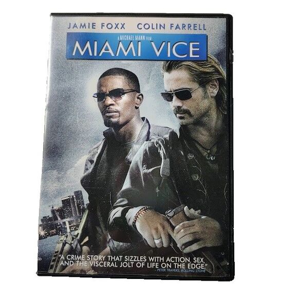 MIAMI VICE DVD 2007 Movie Crime Drama Jamie Foxx Colin Farrell R - Picture 1 of 3